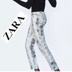 Zara Basic Snake Skin Pants